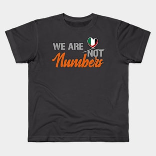 Palestine We are not numbers Kids T-Shirt